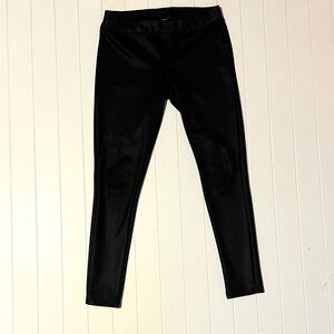 Express Black Faux Leather Leggings